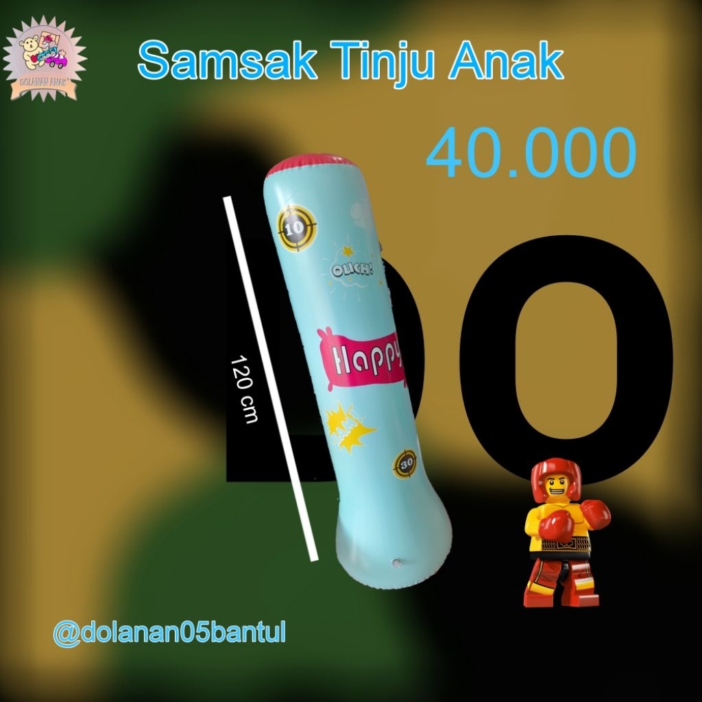 Mainan anak samsak tinju balon sak tinju balon anak bouncing