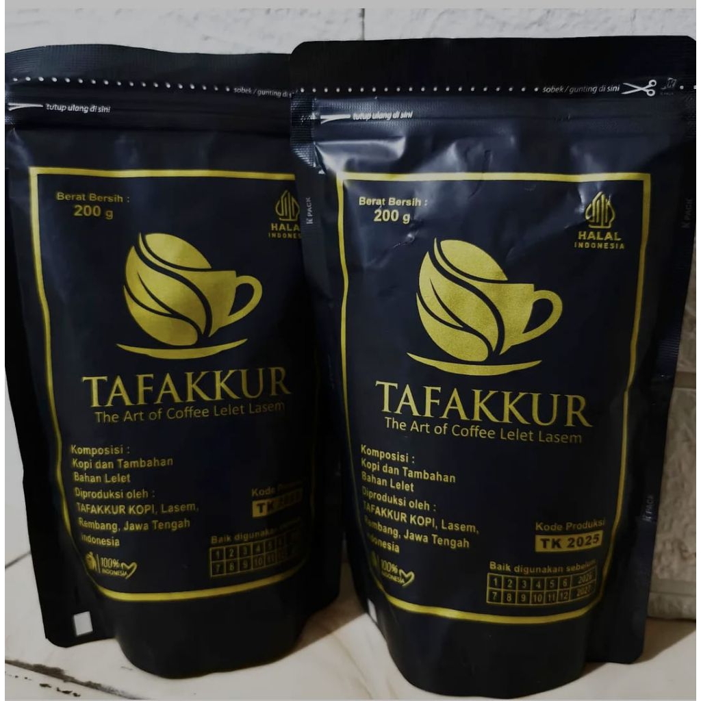 

Kopi Lelet Lasem Tafakkur 200 gram kopi tafakur