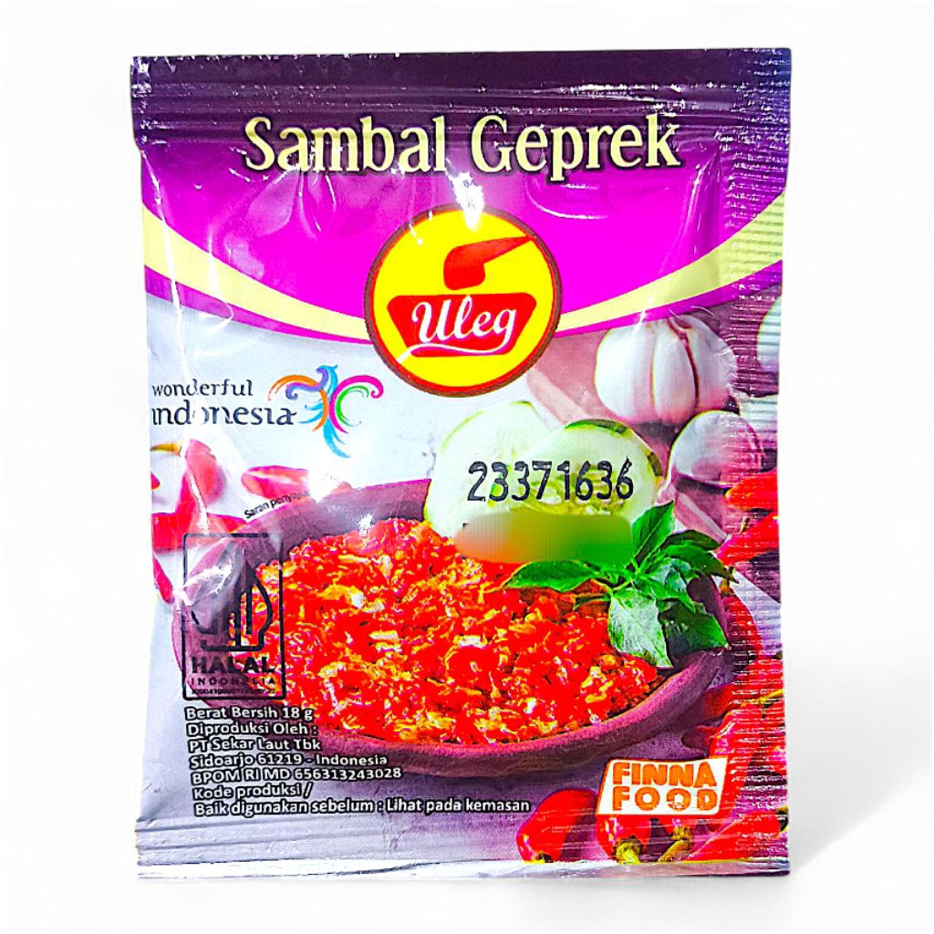 

SAMBAL ULEG ANEKA SAMBAL NUSANTARA Sachet 18g - Sambal Ulek Asli Rumahan, Siap Santap, 6 Varian Rasa Khas Indonesia - Coba Sekali, Auto Ketagihan! - Beli Banyak = Makin Murah!!!