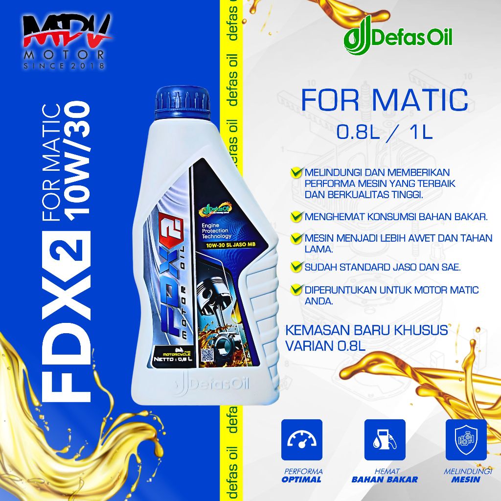 OLI FDX 2 (0,8, 1L) DEFAS OIL