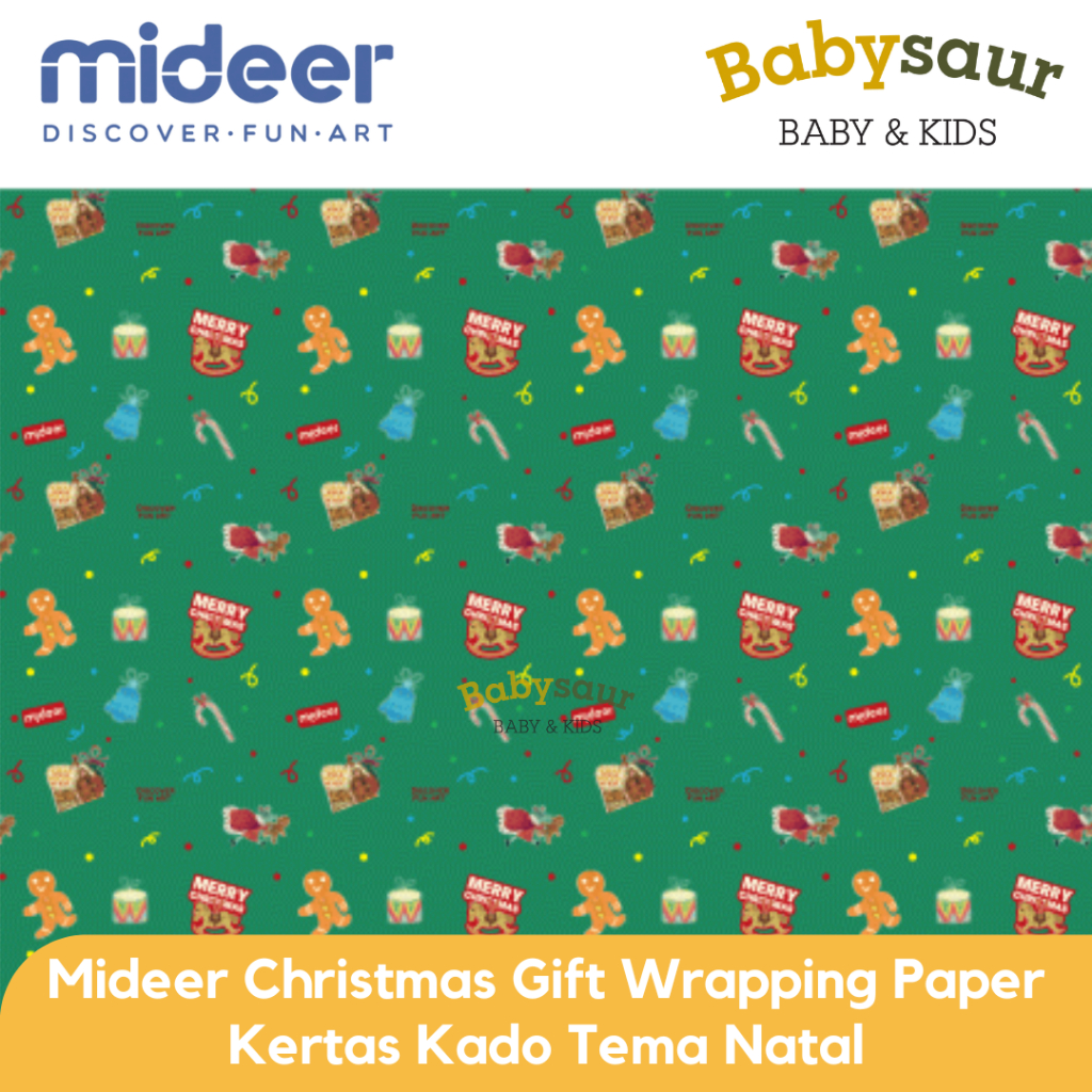 

Mideer Christmast Gift Wrapping Paper Tambahan Bungkus Kertas Kado Tema Natal Hadiah / Gift Wrapping Kertas Bungkus Kado