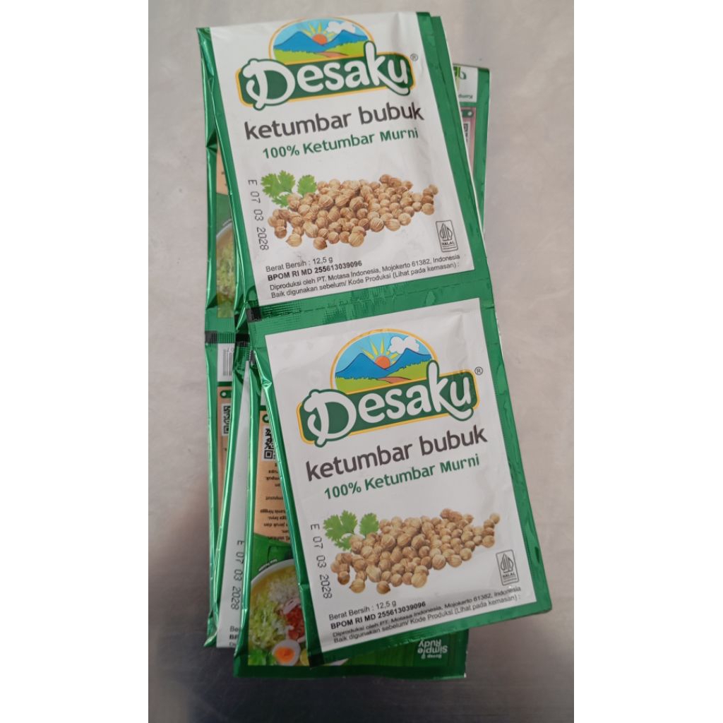 

Desaku ketumbar bubuk renteng isi 12 sachet