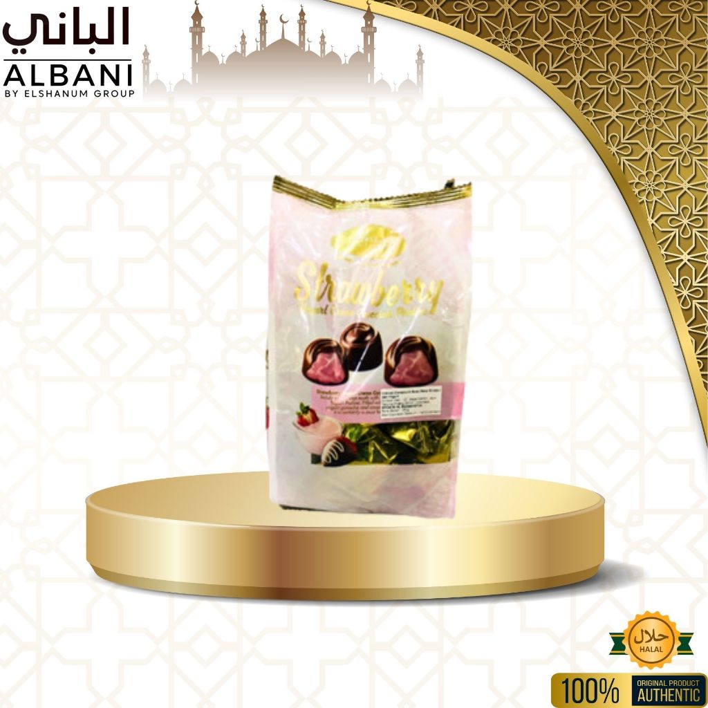 

Coklat Alessio Strawberry yogurt 250gr - Coklat Turki - Oleh Oleh Haji - Coklat Isi Strawberry -COD