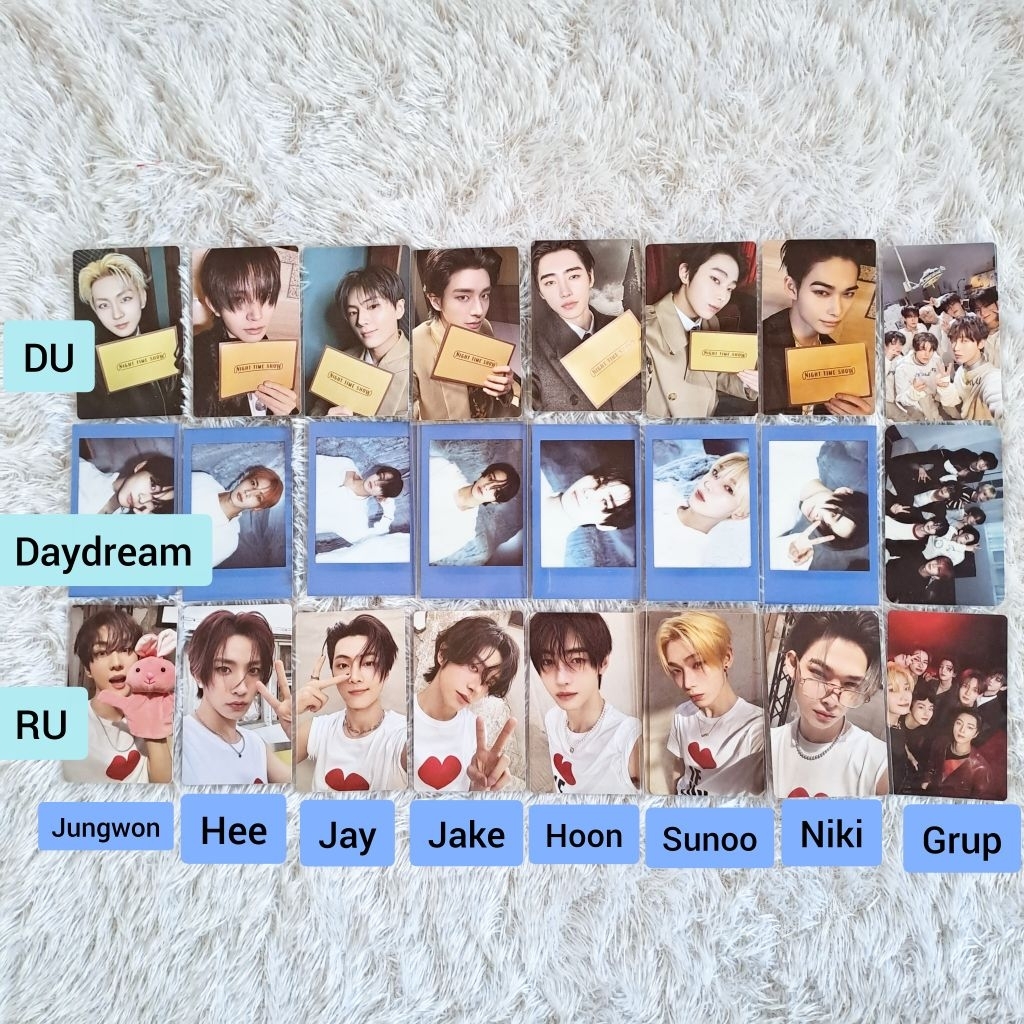 [ENHYPEN KONSEP] PC ENHYPEN DESIRE UNLEASH WEVERSE PHOTOCARD HEESUNG SUNGHOON SUNOO NIKI JAY JAKE JU