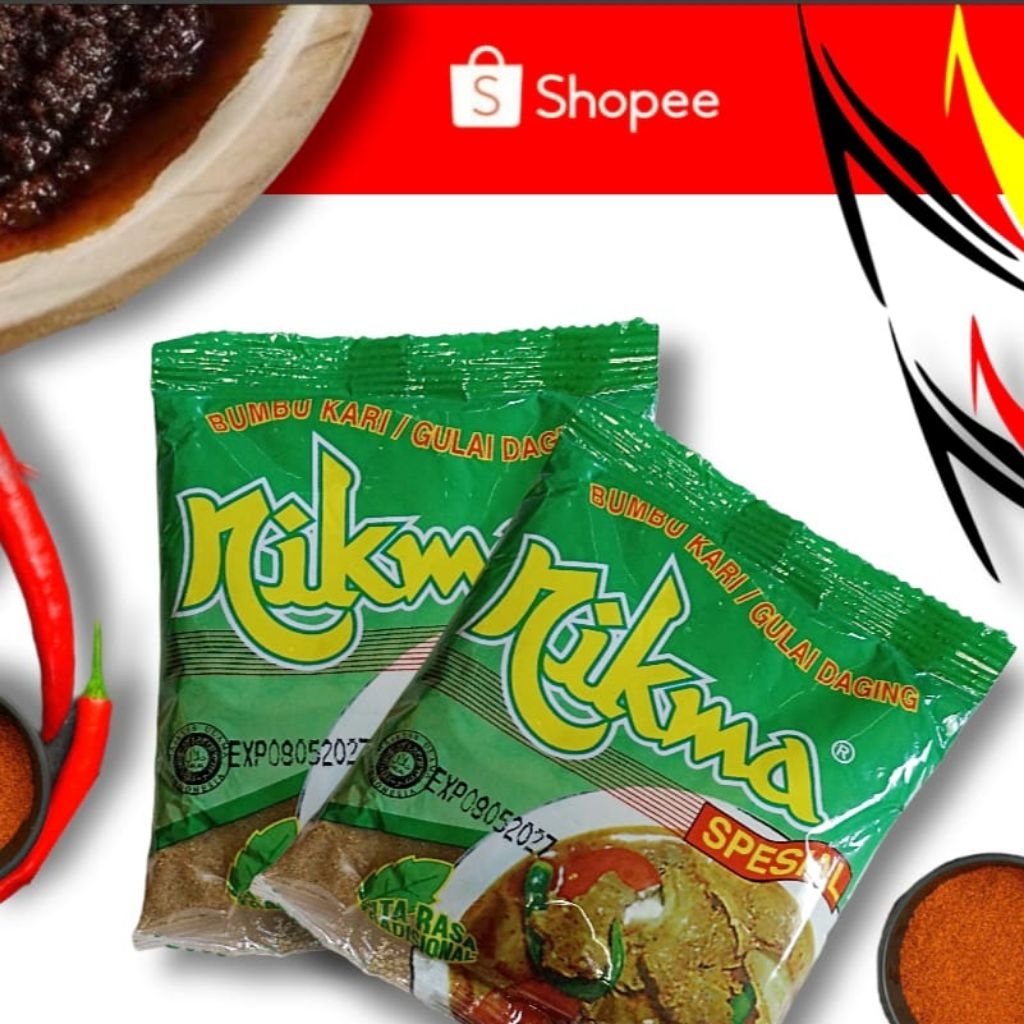 

Bumbu Kari Gulai Daging Nikma Special 40gr