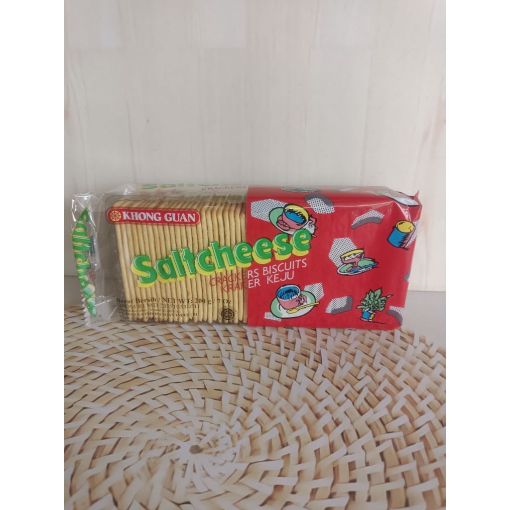 

KHONGGUAN SALTCHESE COKLAT KEJU 200 GR / BISKUIT ASIN KEJU