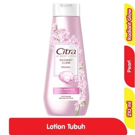 

citra radiant glow body lotion 210 ml pearl