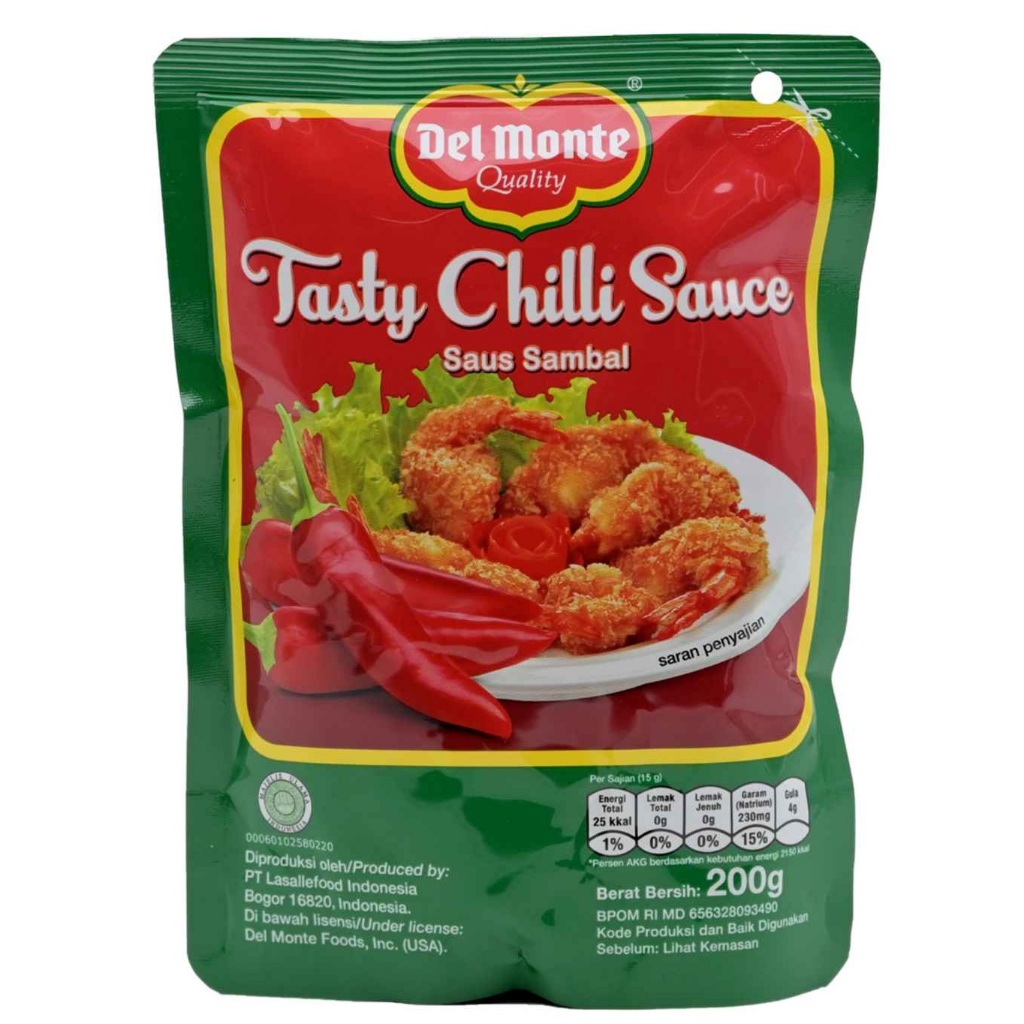 

Saos Delmonte Tasty Chilli Sauce / Saus Delmonte Tasty Chilli