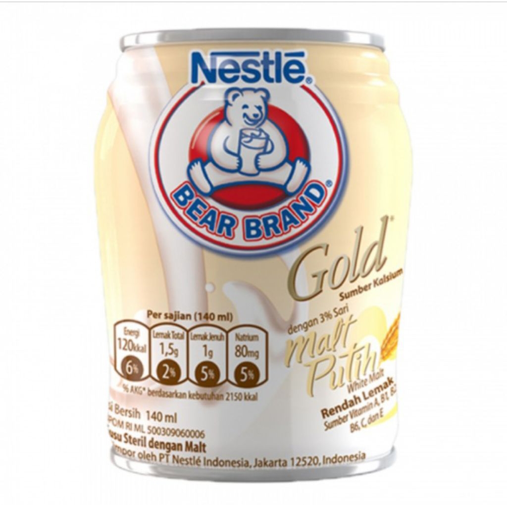 

Bear Gold Susu Malt Putih 140ml