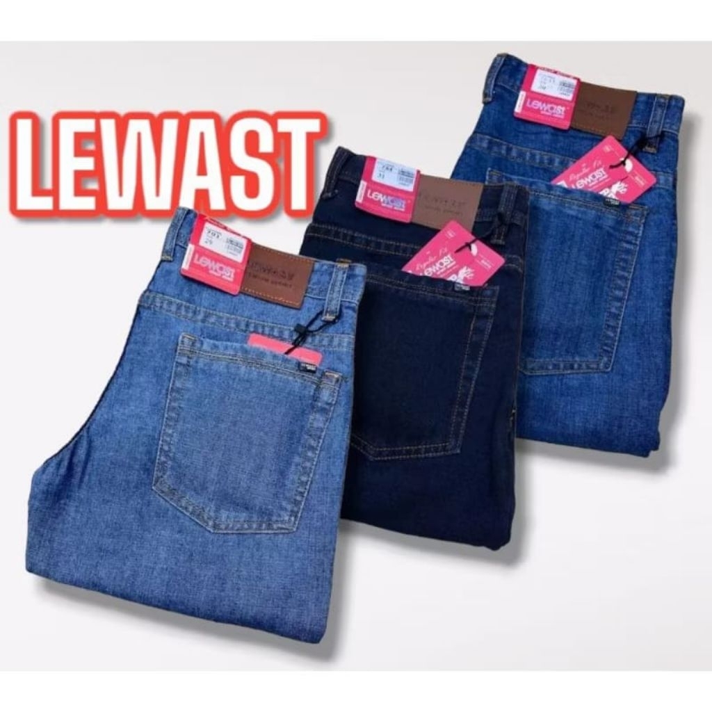 Celana Panjang Jeans LEWAST Besic/Reguler 100% Original