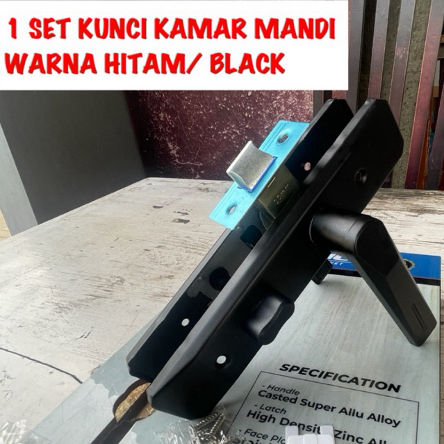 HANDLE GAGANG KUNCI PINTU KAMAR MANDI TOILET kunci pintu kamar mandi handle pintu kamar mandi