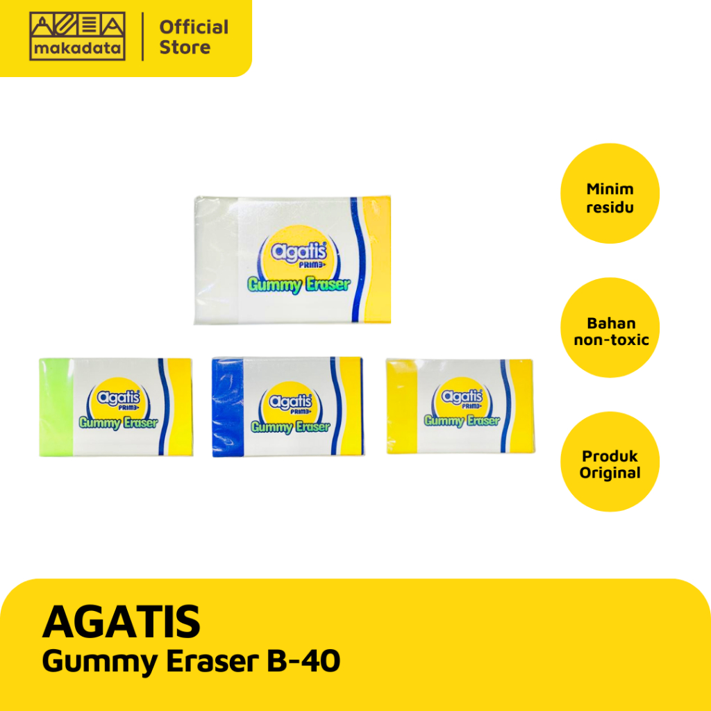

ERASER / PENGHAPUS AGATIS GUMMY ERASER (1 PCS)