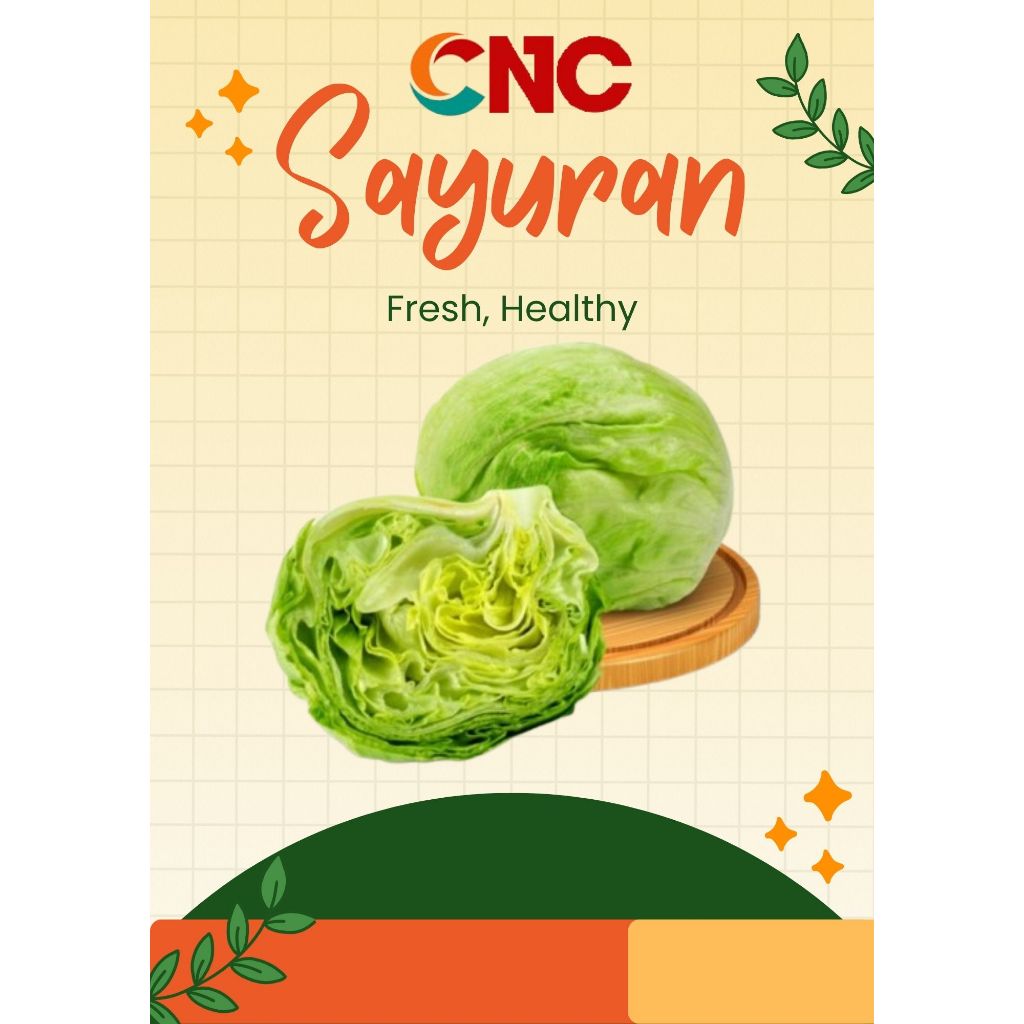 

KHUSUS INSTANT LETTUCE HEAD SAYUR 500gr