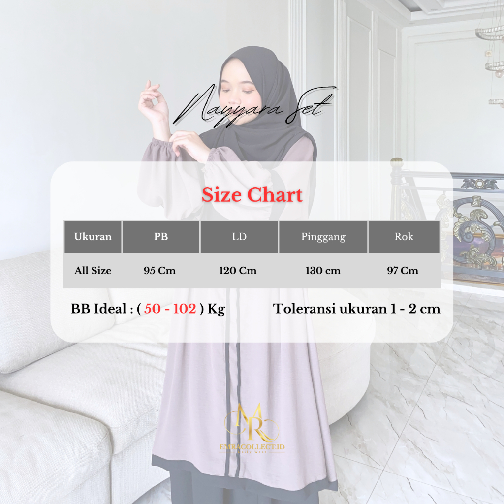 FREE ONGKIR ONESET NAYYARA SETELAN ROK TUNIK SYARI JUMBO LD 120 SET TUNIK MALAYA TERBARU -