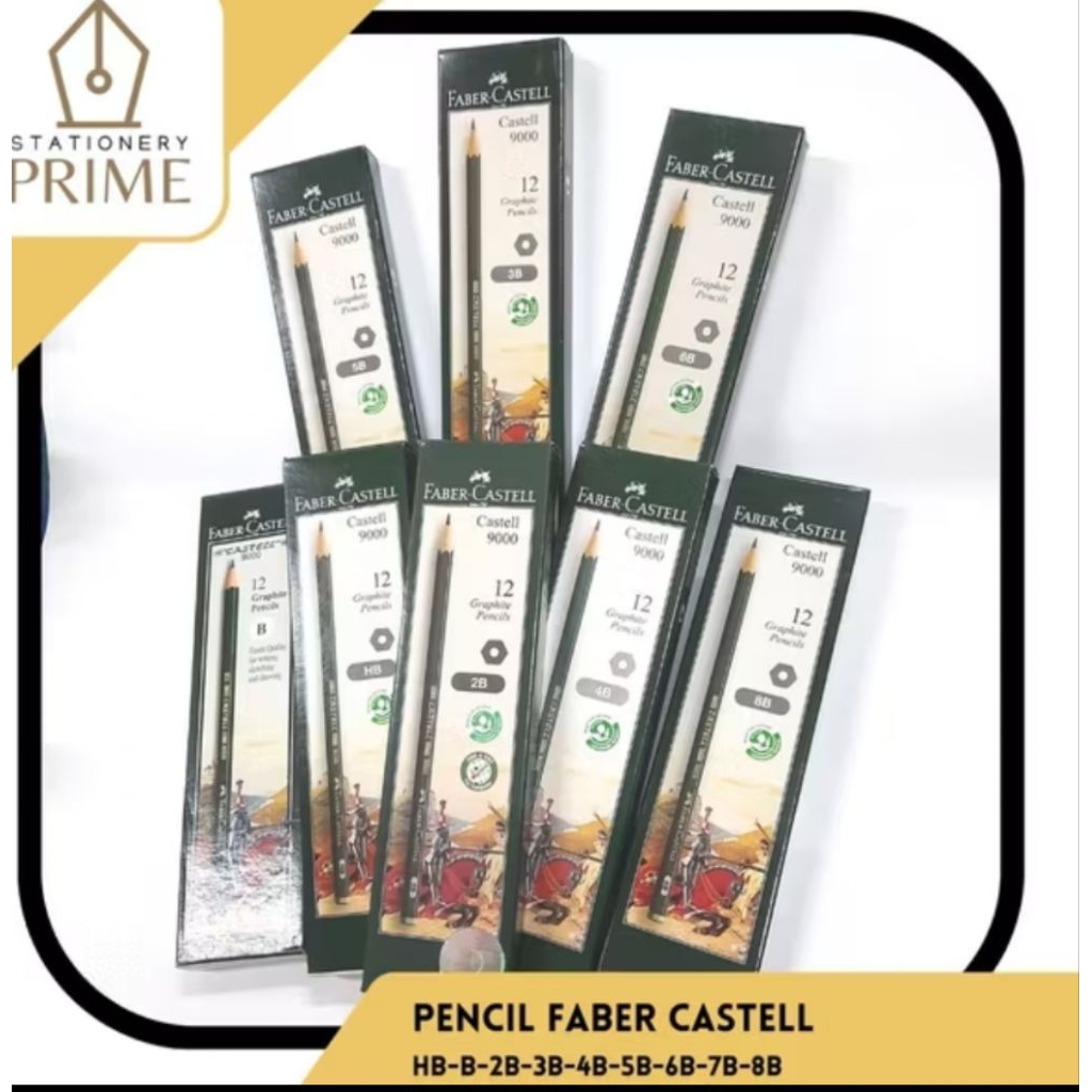

Pensil faber Castell pensil 2b 1 kotak