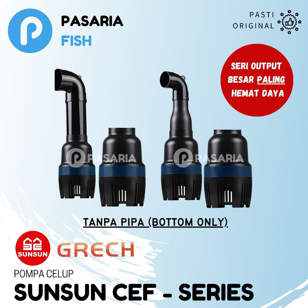 SUNSUN GRECH CEF 16000/CEF 22000/CEF 26000/CEF 30000 Pompa Celup Kolam