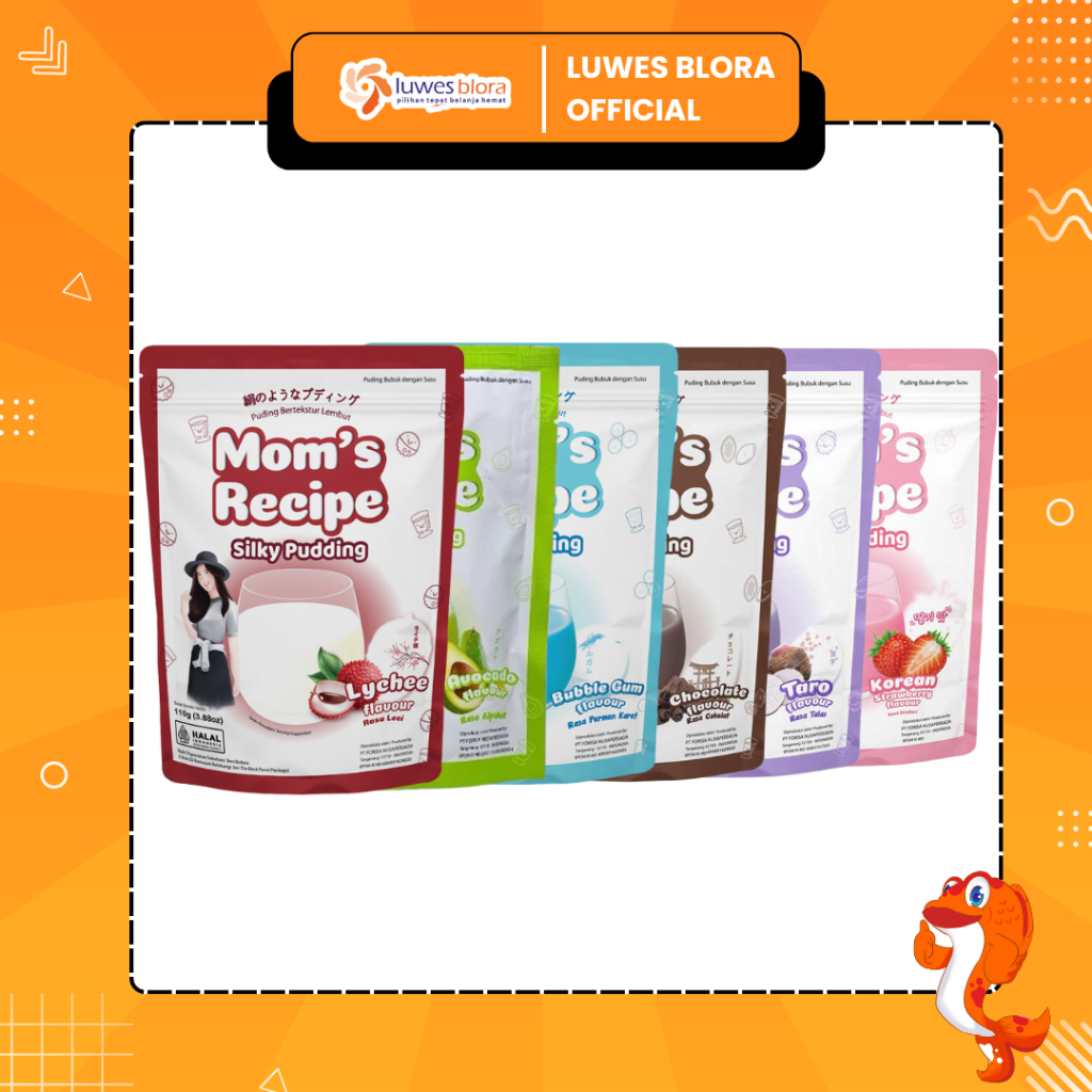 

Moms Recipe Silky Puding 110gr Bandid Free Cetakan