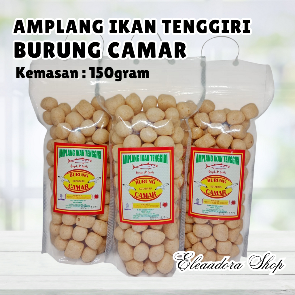 

Amplang Ikan Tenggiri Merk Burung Camar Khas Kotabaru - Plastik Medium