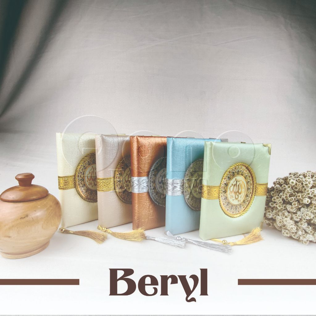 

(TANPA BUKU) HARDCOVER YASIN PREMIUM SPONS BAHAN KULIT MOTIF BERYL + PITA