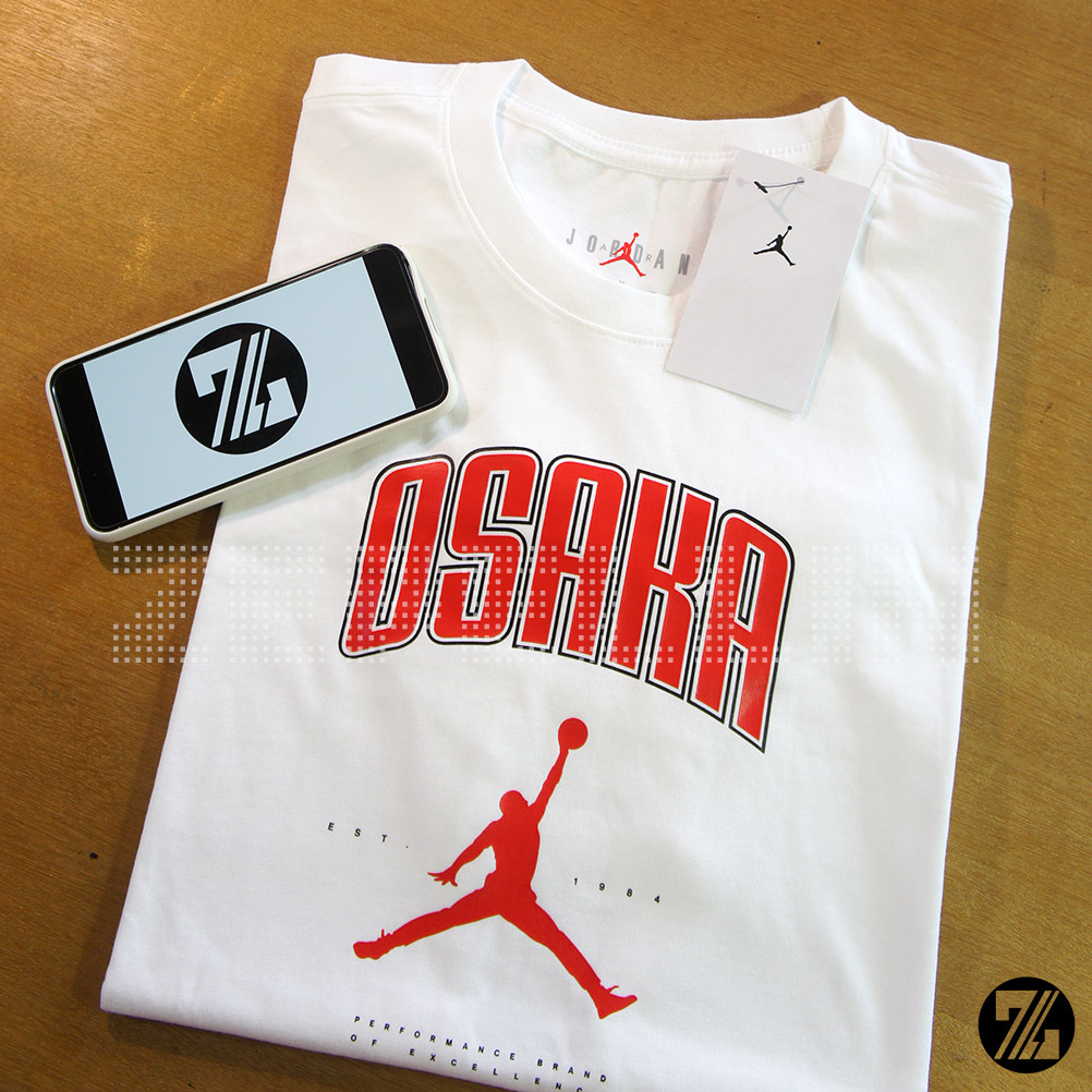 BAJU / KAOS TSHIRT JORDAN OSAKA CITY CREW SHIRT JAPAN LIMITED ORIGINAL