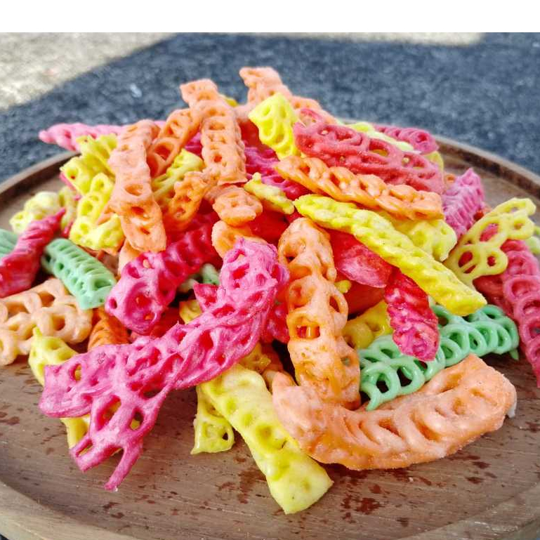 

krupuk tangga / krupuk rantai kemasan 1kg