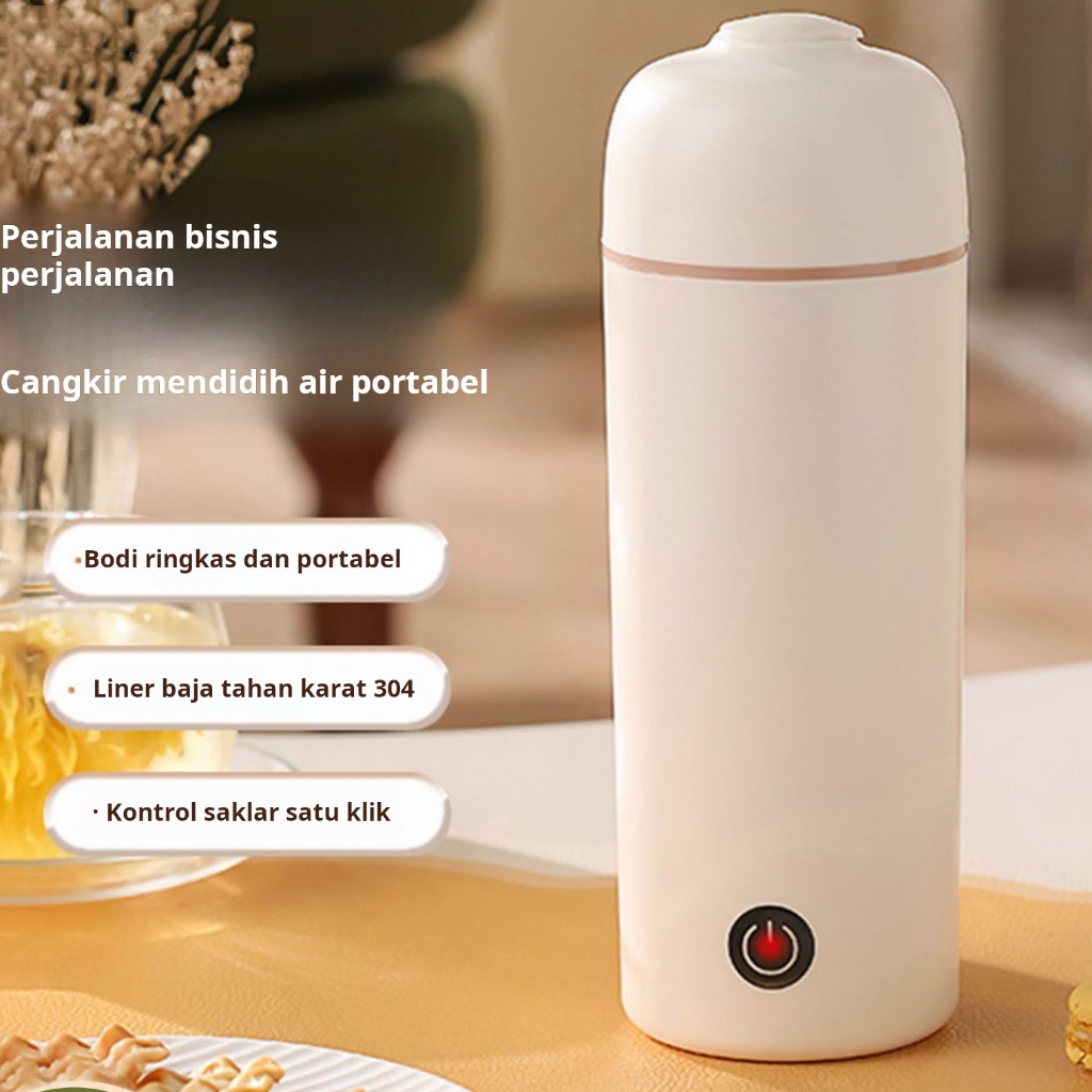 Cangkir Pemanas Listrik Kecil/Portabel Cangkir Air Pemanas Listrik Otomatis/Ketel Terintegrasi Isola