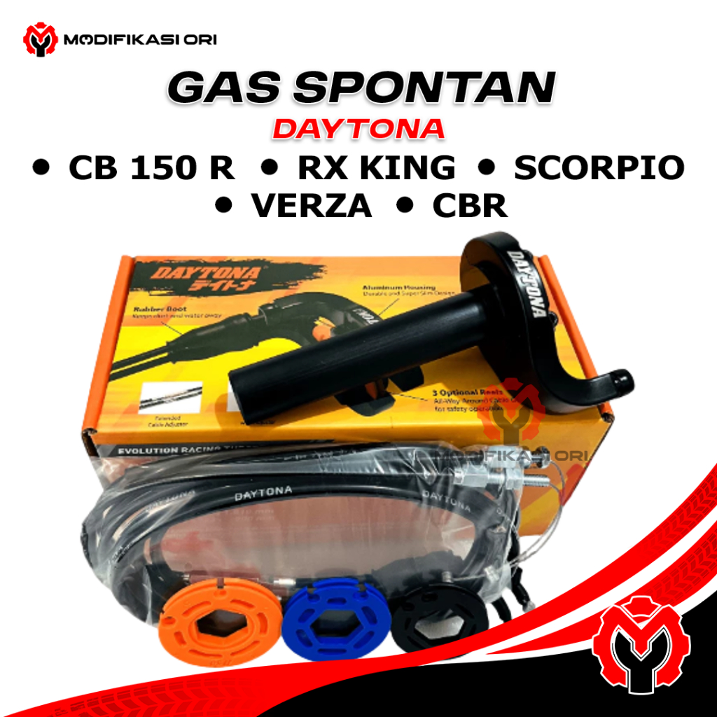 DAYTONA GAS KONTAN CB 150 R RX KING SCORPIO VERZA CBR GAS SPONTAN DAYTONA