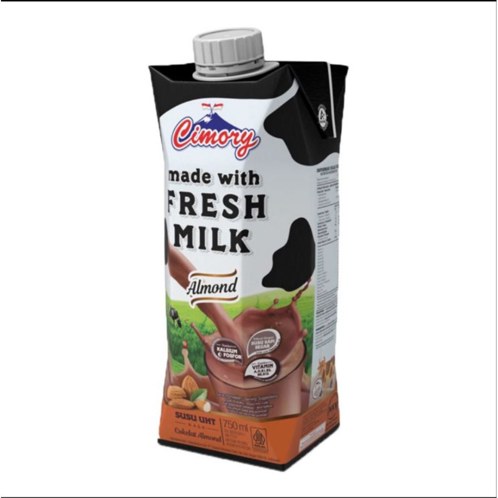 

Cimory Susu UHT Cokelat Almond Kotak 750ml