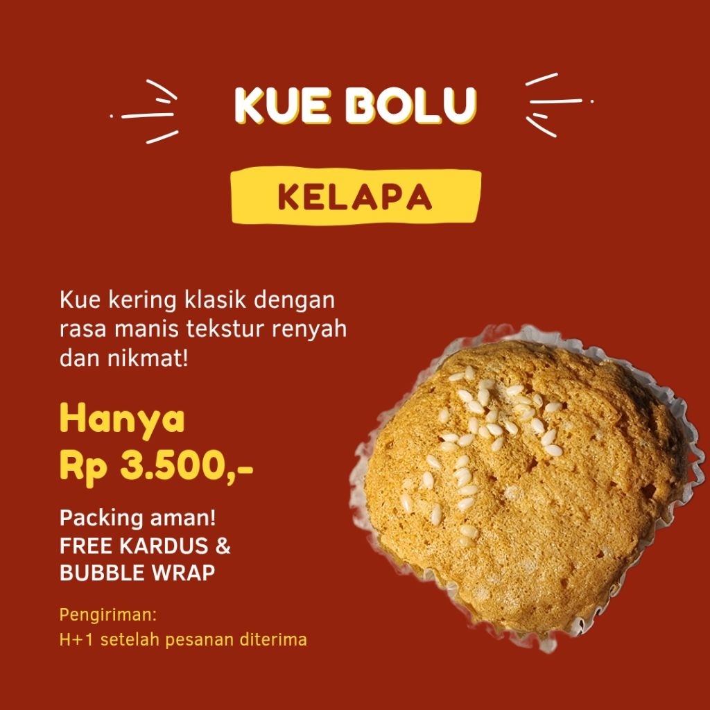 

Kue Bolu Kelapa Kering