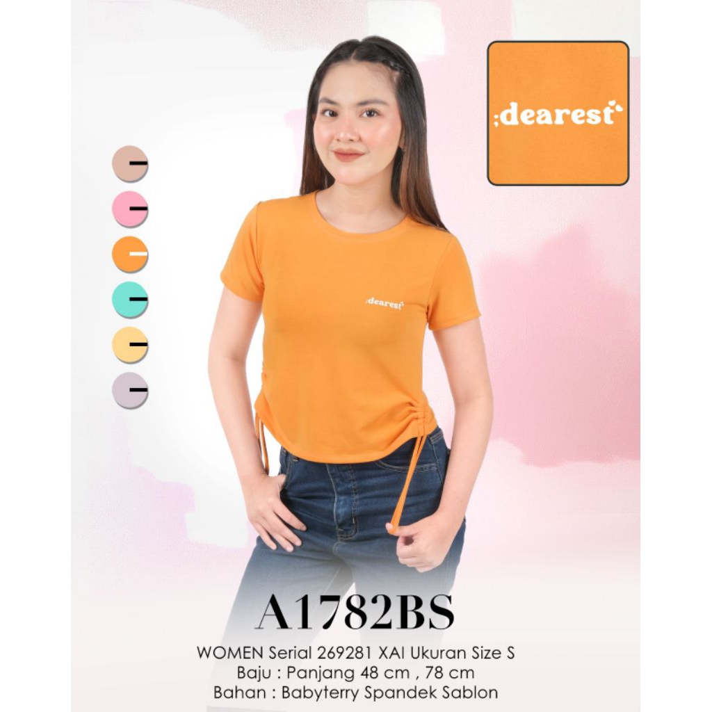 KAOS LEMONE LENGAN PENDEK SERUT