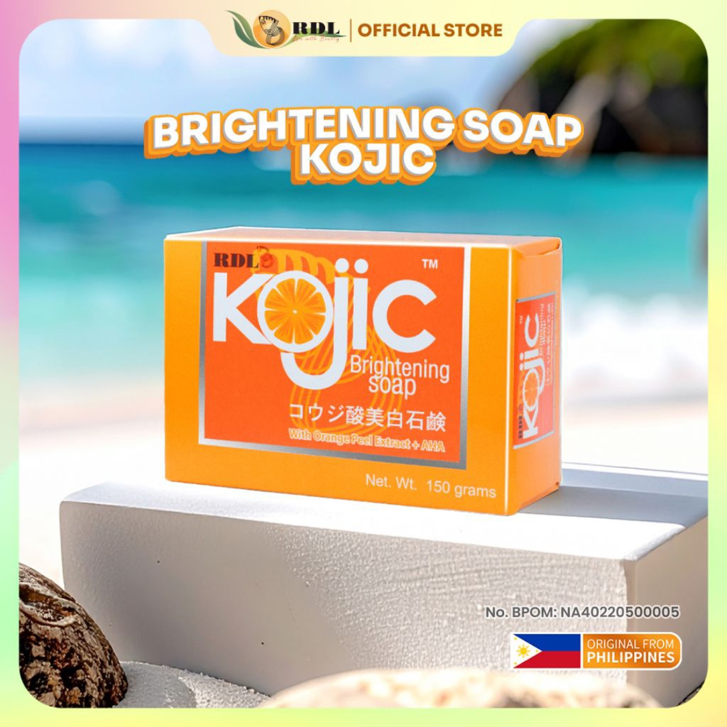 RDL Kojic Brightening Soap - Sabun Kojic Acid Skincare Pembersih Kulit Ampuh Atasi Flek Bintik-Binti