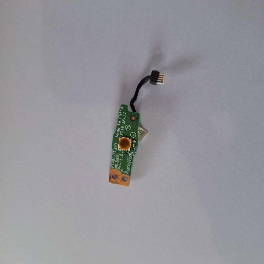 Tombol Power On Off Think pad X390