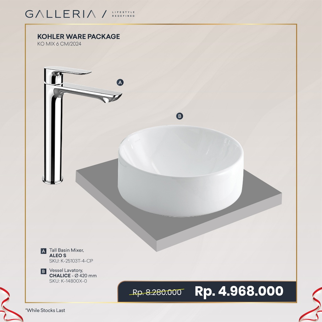 Kohler Ware Package 2 / Kohler Paket Wastafel