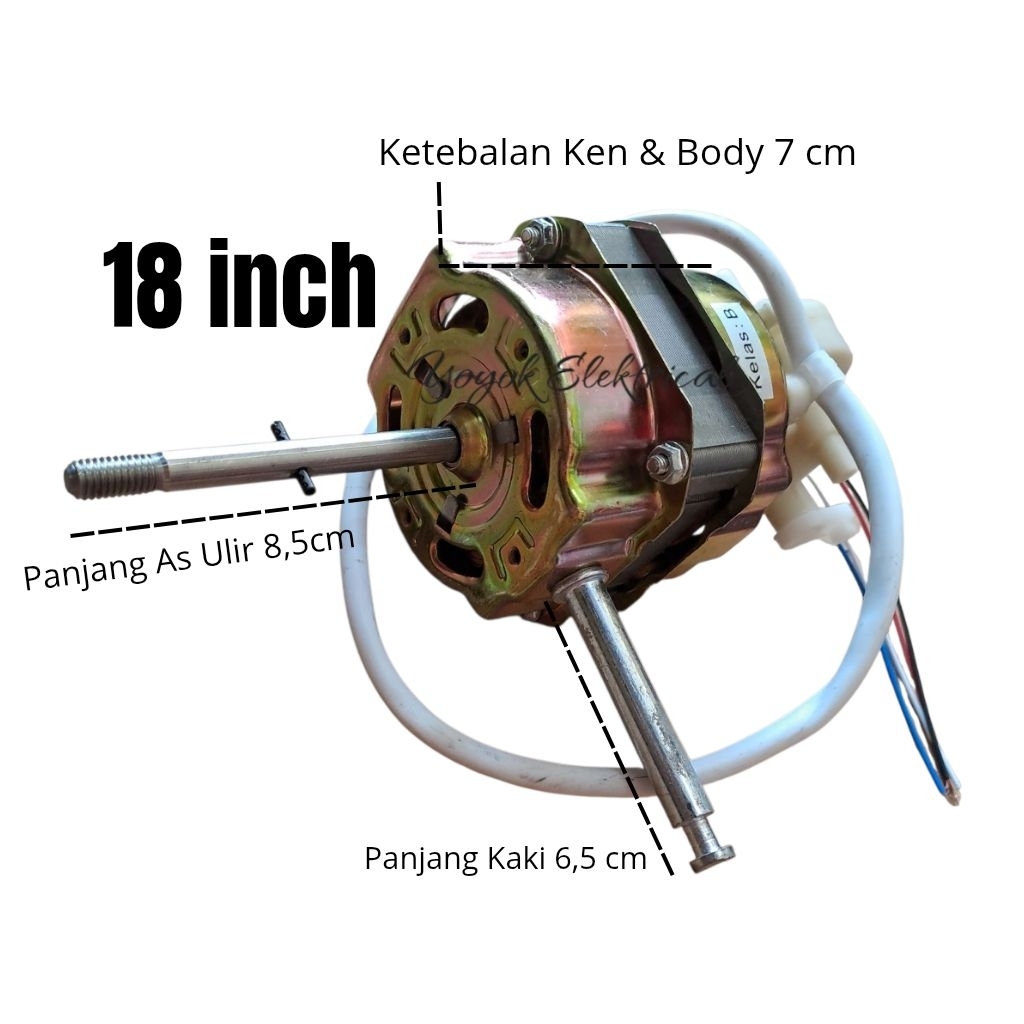 Dinamo Kipas Angin 18 inch Duduk  | Dinamo Kipas Angin Standfan