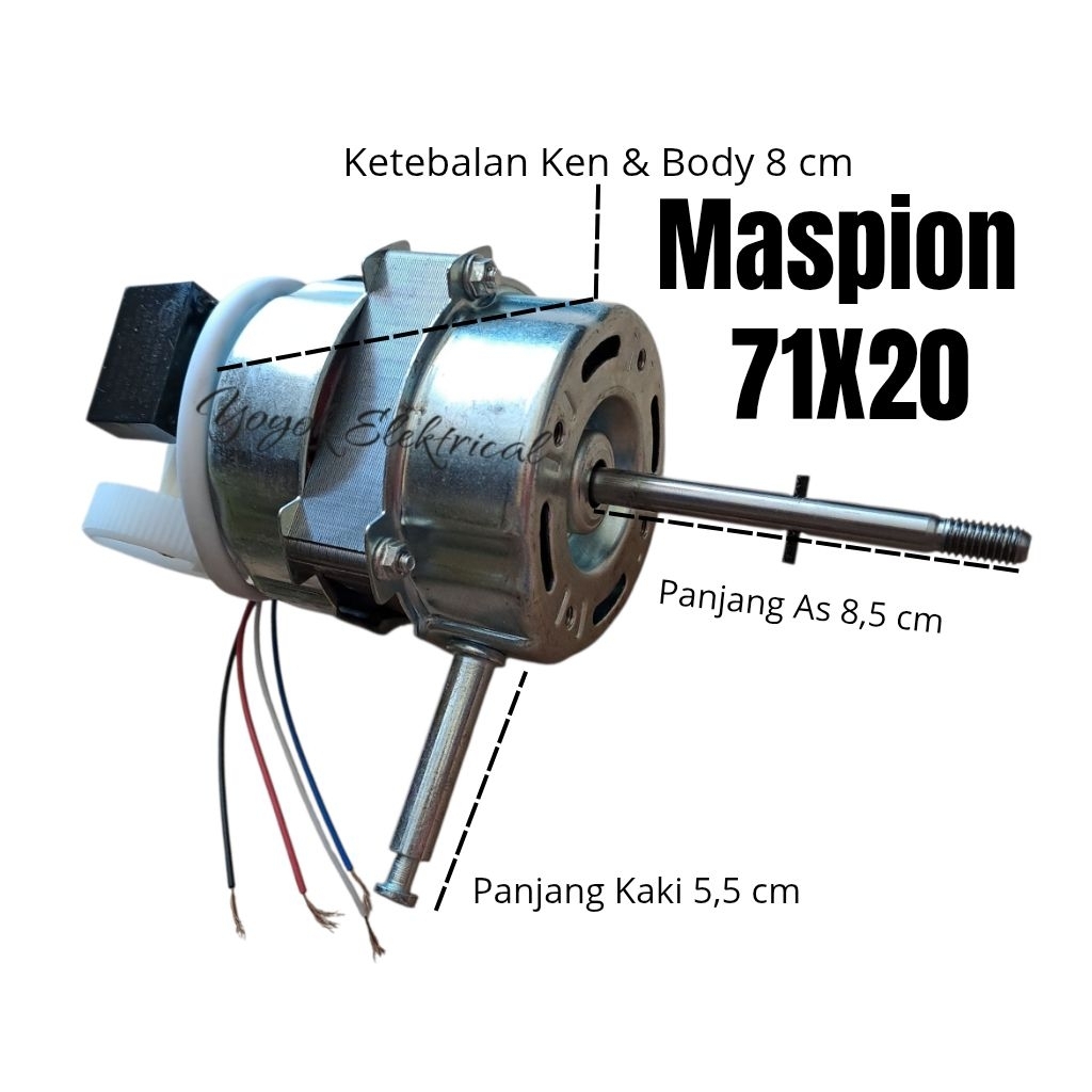 Dinamo Kipas Angin Maspion | Dinamo Kipas Angin Maspion Double Bearing