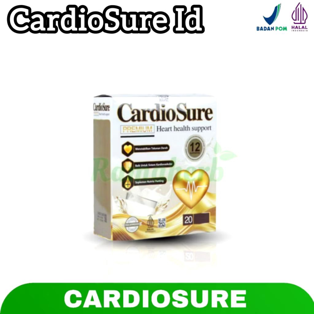 

CARDIOSURE PREMIUM MILK SUSU ASLI OBAT HIPERTENSI JANTUNG KORONER STRUK KOLESTROL ASAM URAT GULA DARAH