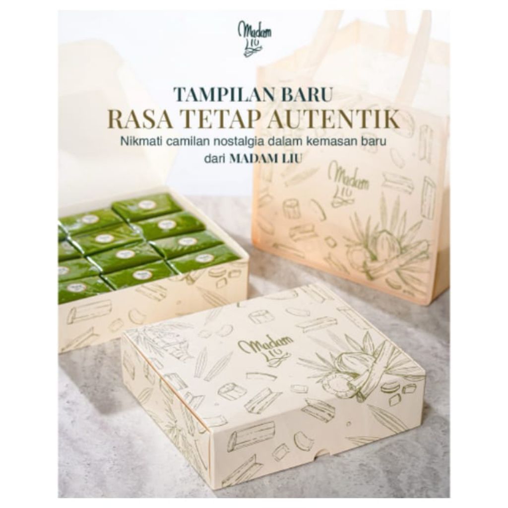 

Hampers Kue Pepe Madam Liu 36 Pcs Termasuk Kotak dan Tentengan / Gift Box