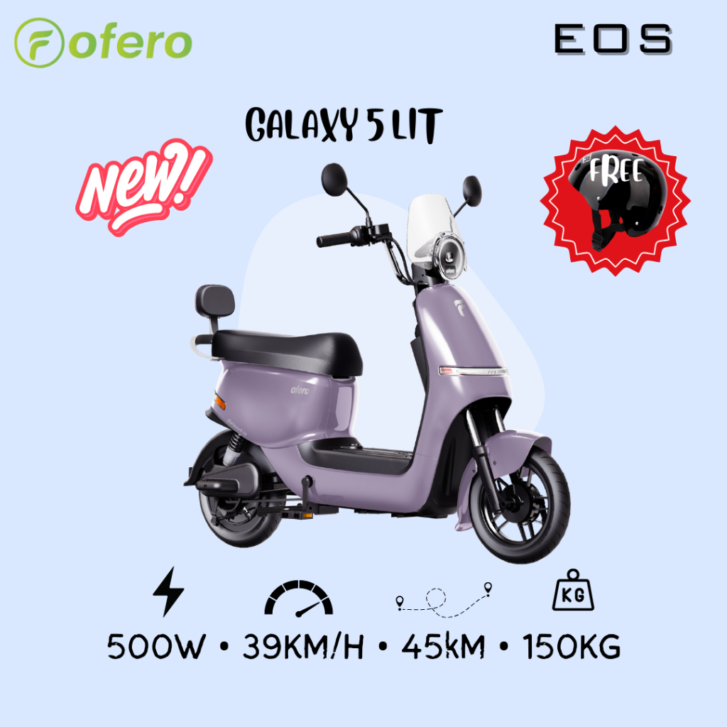 TERBARU Ofero Galaxy 5 lit Sepeda Listrik - Power 500 Watt