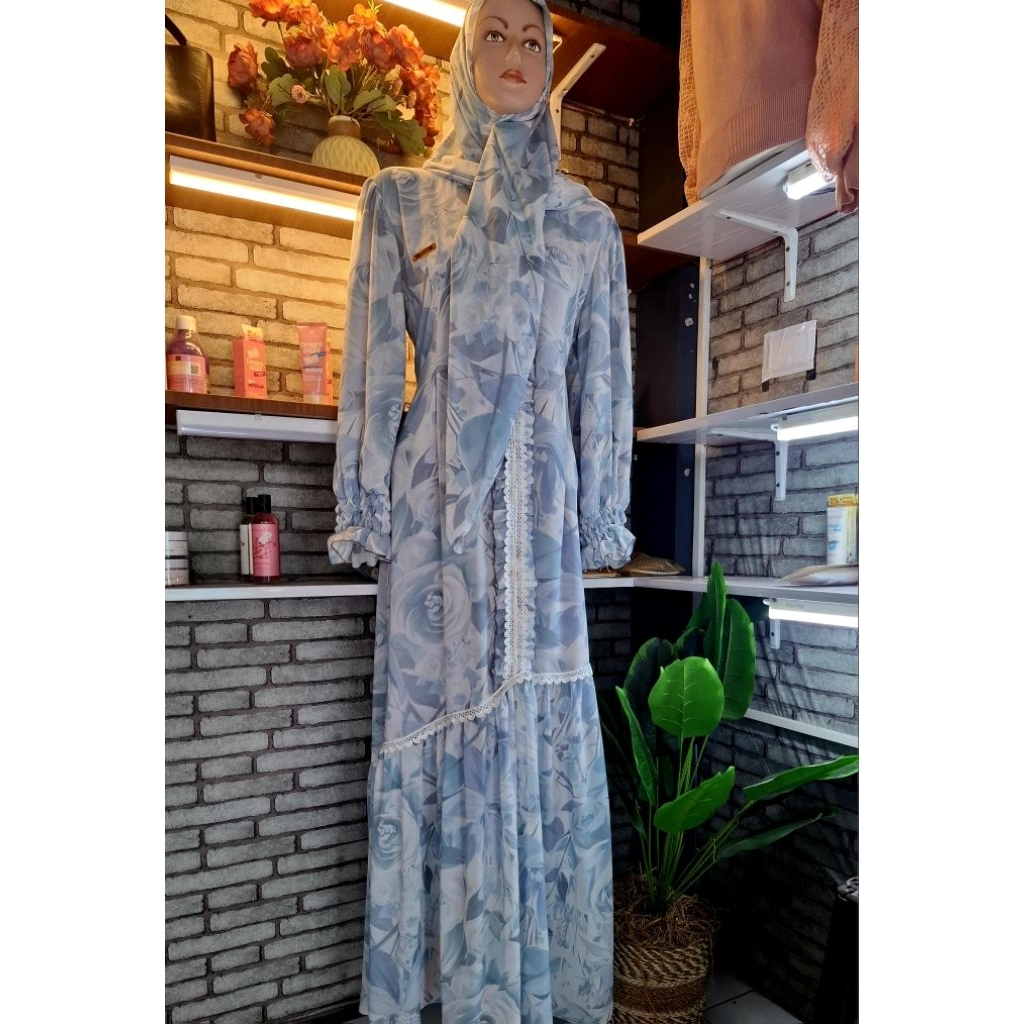 Baju Gamis muslim, baju abaya, rok panjang, Gamis panjang, baju butik, baju muslim 2025, baju wanita