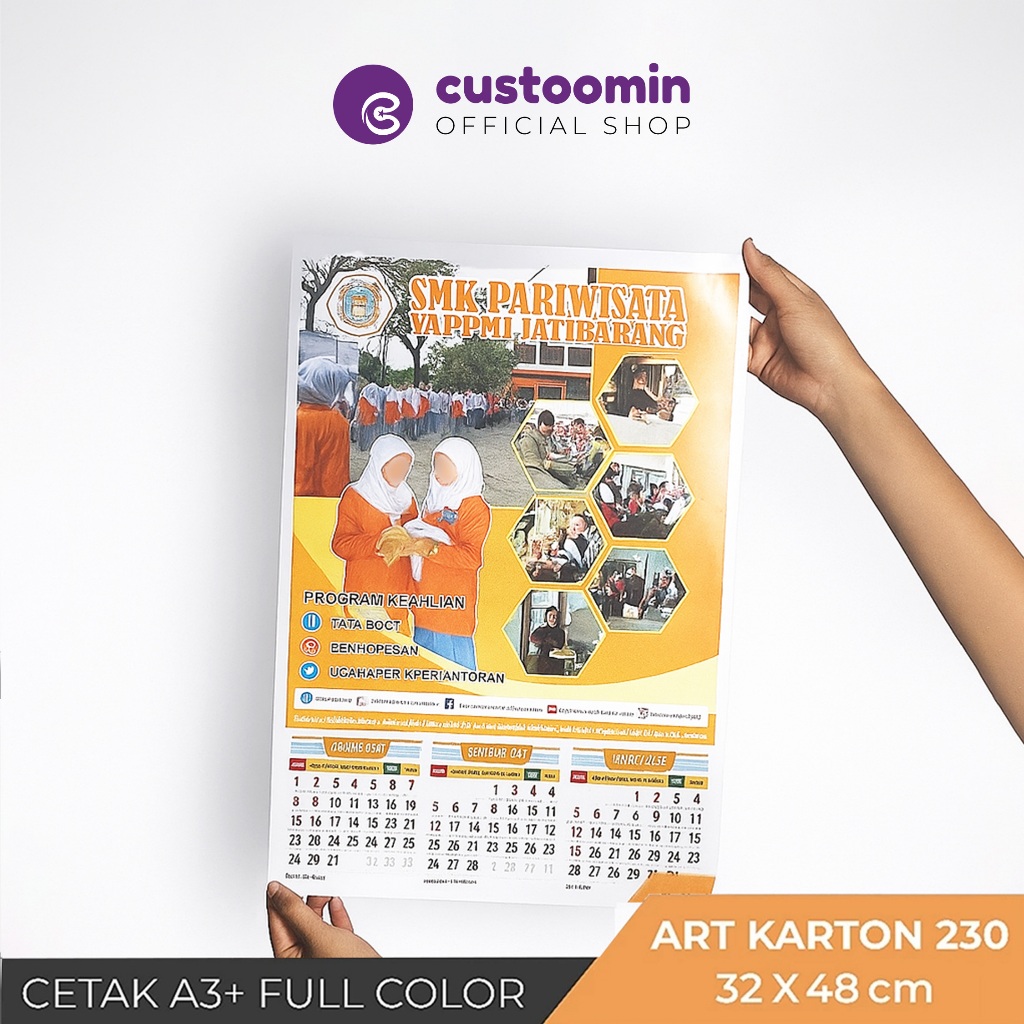 

Cetak A3+ (32x48 cm) #Art Karton 230 - Cetak Full Colour - Custom | Custoom.in