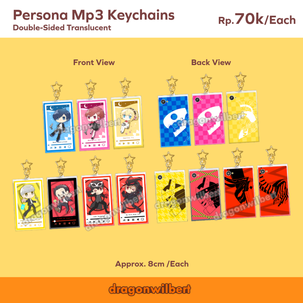 

DRGW - Persona Mp3 Keychains