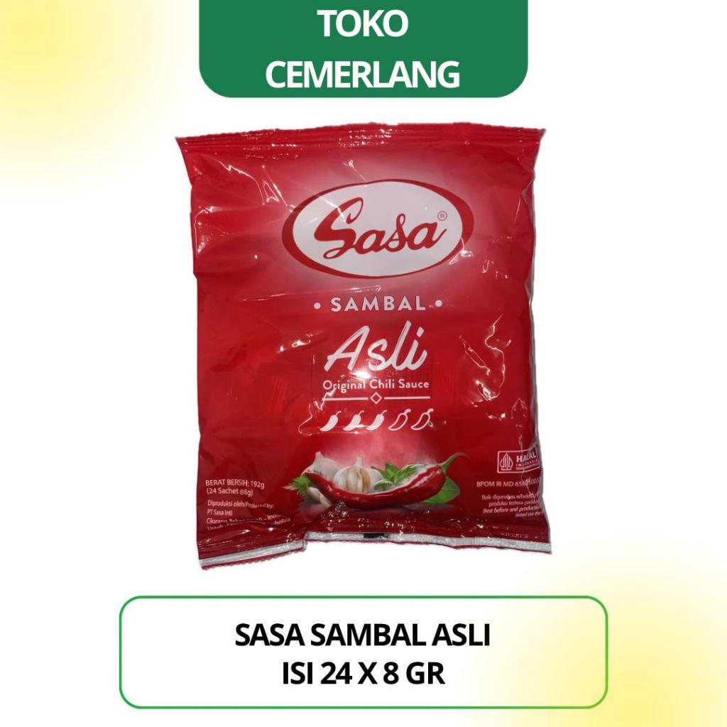 

Saus Sambal Asli Sasa Sachet isi 24 x 8 gr