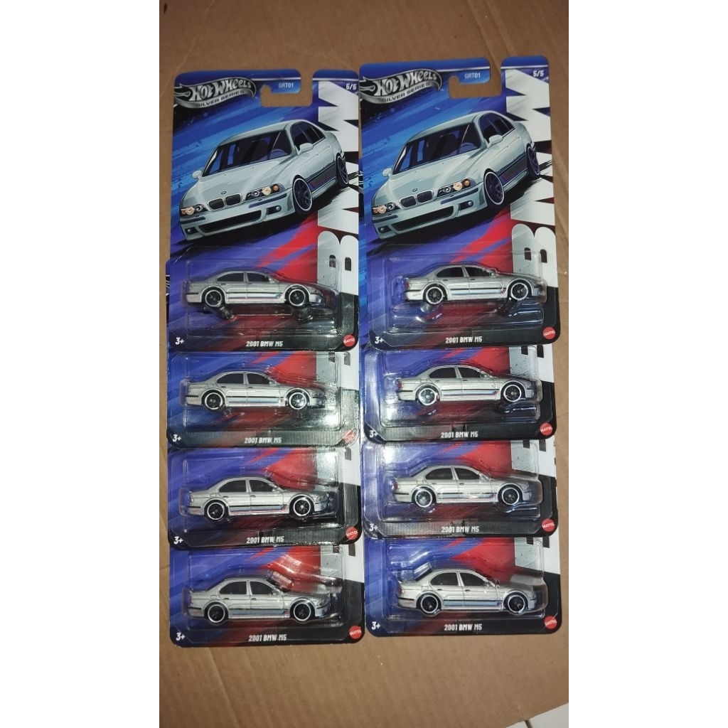 HOT WHEELS BMW M5 SILVER SERIES