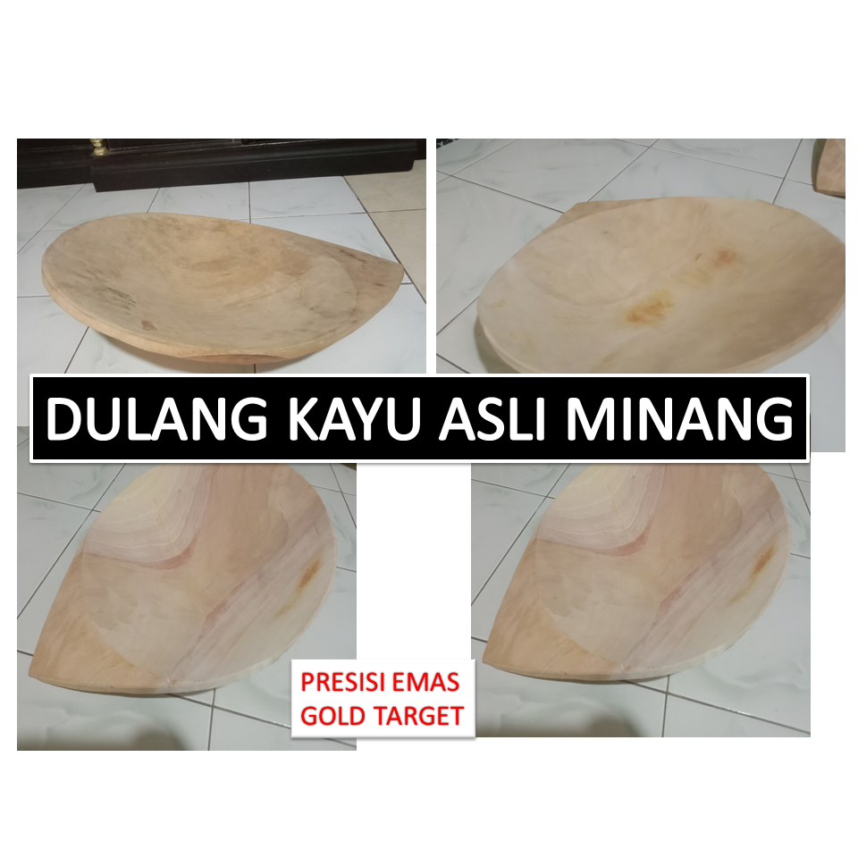 DULANG EMAS MINANG KAYU ASLI,UKURAN SEDANG DAN BESAR PRESISI EMAS GOLD TARGET.PAN GOLD