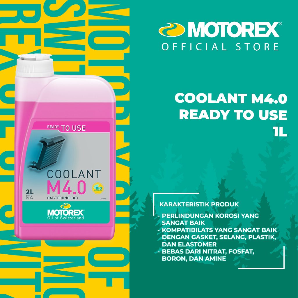 MOTOREX Coolant M4.0 2L Ready To Use
