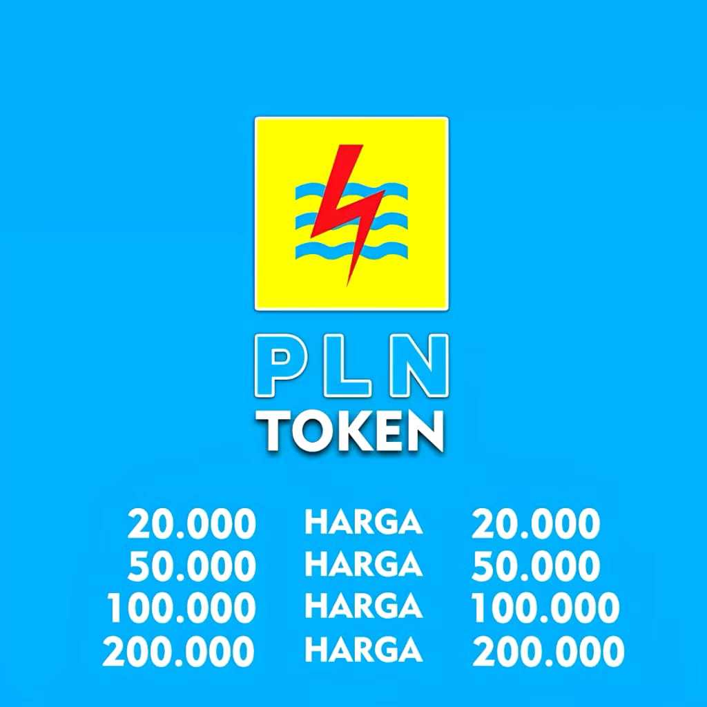 Token Listrik 20 Ribu 50 Ribu 100 Ribu Murah Meriah PROMO