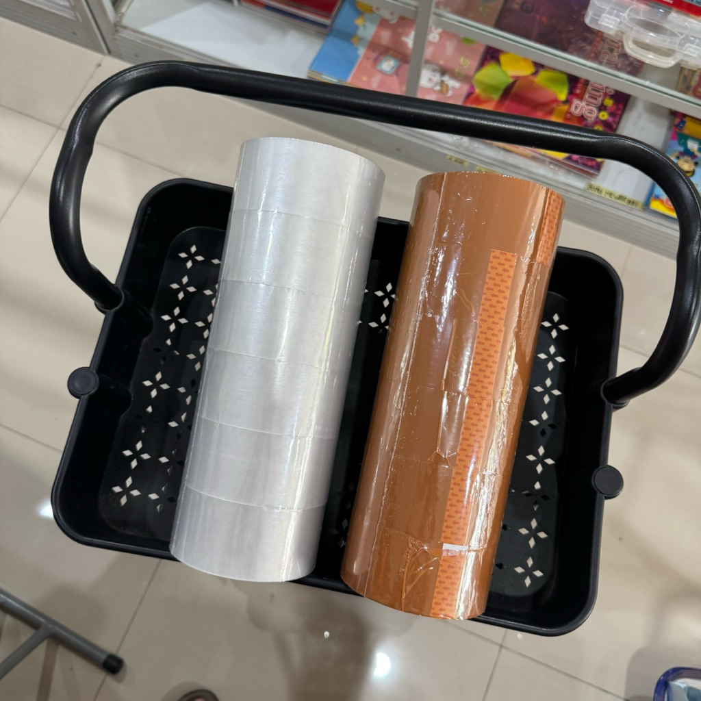 

[SLOP ISI 6] LYZARD Lakban Isolasi Solasi Bening / Cokelat OPP 2 inch (48mmx85yd) OPP Tape panjang 85 yard murah berkualitas