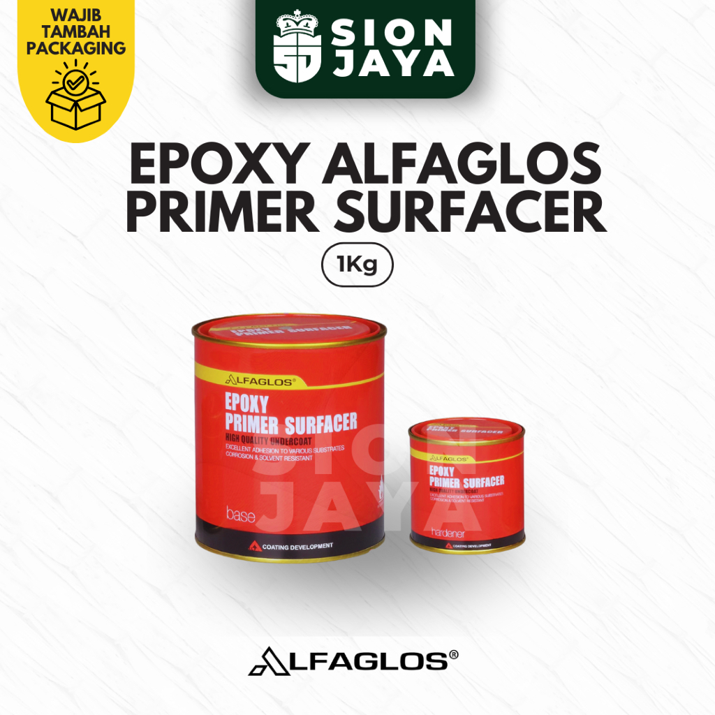 [1 Kg] Epoxy Alfaglos primer surfacer + Hardener