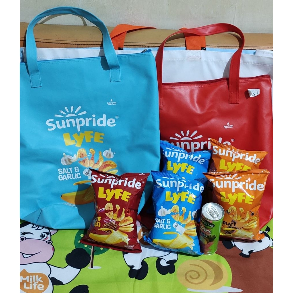 

Sunpride 5 Kripik pisang+1 jus klg + tas