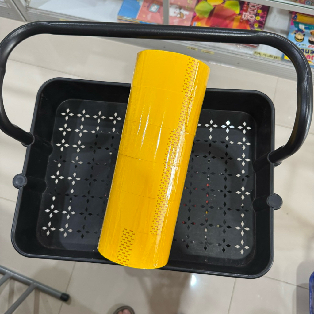 

MEERKAT WARNA Lakban Isolasi Solasi Warna Kuning / Merah OPP 2 inch (48mmx72yd) OPP Tape panjang 72 yard murah berkualitas